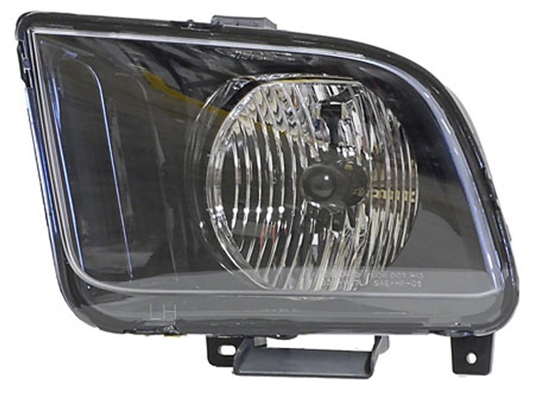Replacement Left Headlight Assembly 2005-09 Ford Mustang